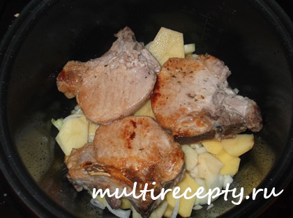 Свинина с картошкой в мультиварке рецепт 
