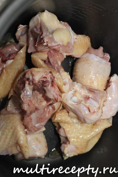 Домашняя курица в мультиварке - пошаговый рецепт с фото