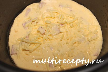 Омлет с сыром в мультиварке рецепт 