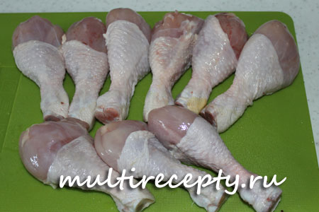 Как приготовить куриные голени в мультиварке